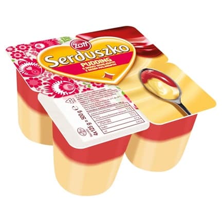 ZOTT SERDUSZKO MALINA PUDDING 4x125G