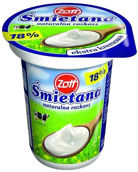 ZOTT SMIETANA LUKSUSOWA 18% 330G